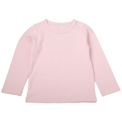 

Kids Baby Tops Autumn Winter Casual Boys Solid Cotton Thicken T-Shirt Baby Long Sleeve Tops for Girls Children Tops Tees Blouse