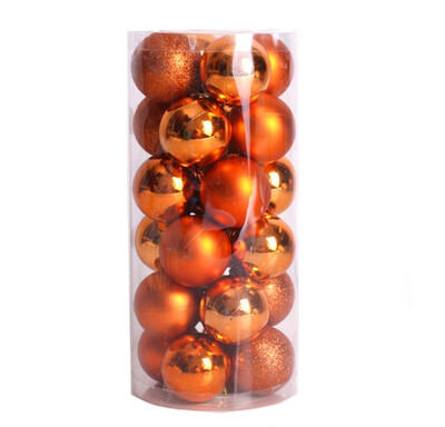 

JPGIF 24pcs Shiny&Polshed Glossy Christmas Tree Ball Ornaments Decorations 15