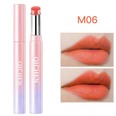 

Moisturizing Thin Tube Lipstick Waterproof Non-stick Cup Long Lasting Colorfast Matte Lipstick Beauty