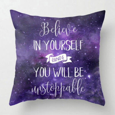 

1818In Purple Color Printed Cushion Cover Square Cotton Linen Cushion Covers Office Sofa Pillow Case Decor Home Textile