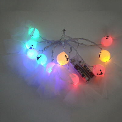 

Festival Party Decoration Battery Light String Wholesale Elf Sunshine Doll Indoor Battery Box Light String Color Halloween