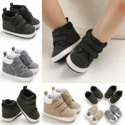 

New Newborn Baby Boys Shoes Kids Crib Bebe First Walkers Infant Sports Sneakers