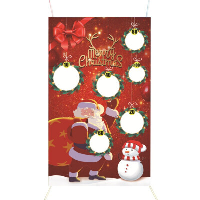 

2020 Christmas Bean Bag Hanging Toss Games Xmas Carnival Games Indoor Outdoor Throwing Games Props For Kids And Adults