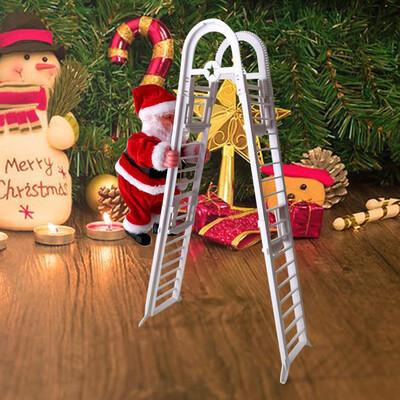 

YIWULAChristmas Decoration Santa Claus Electric Climbing Hanging Xmas Ornament Toys