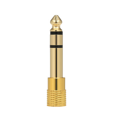 

5PCS Audio Jack Adapter 635mm Male 35mm Female Stereo Jack Convertor Plug for Microphone Headphone Amplifier