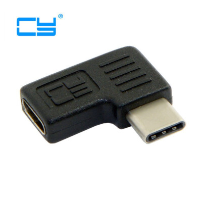 

90 Degree Right & Left Angled USB 31 Type-C Male to Female Extension Adapter for Laptop & Tablet & Mobile Phone UC-214-RI