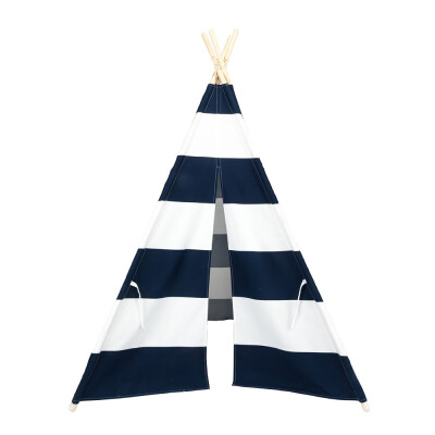 

Ktaxon Kids Stripe Teepee PlaytentPlayhouse with Carrying BagWhite&Black