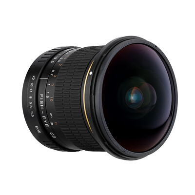 

Andoer 8mm F35 170° Ultra Wide HD Fisheye Aspherical Circular Lens for Canon EOS DSLR Cameras--Full Frame Compatible
