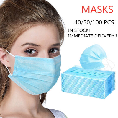 

4050100 PCS Strong Protection Masks Disposable Medical Sanitary Surgical Face Masks3-Ply Disposable Face Mask