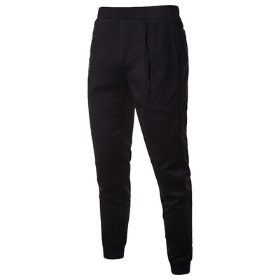

Gobestart Mens Autumn Winter Joggers Patchwork Drawstring Sweatpants Trouser Pants