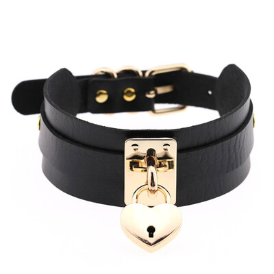 

New Fashion Simple Fashion Sexy Heart Love Lock Collar Necklace Neck with Clavicular Necklace For Women