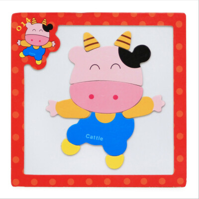 

〖Follure〗Wooden Magnetic Puzzle Educational Developmental Baby Kids Training Toy