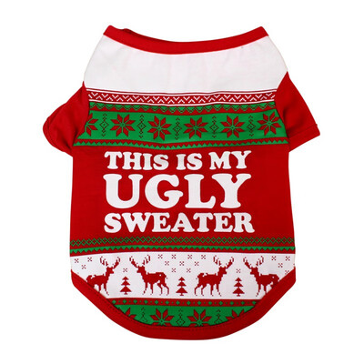 

Christmas Dog Clothes for Dogs Chihuahua Winter Dog Christmas Costume Pet Clothes Warm Pet Cat Hoodie Coat Clothing
