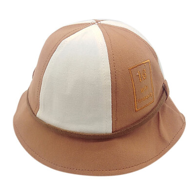 

Kids Sun Headwear Baby Boys Girls Toddler Minimalist Patchwork Mixed Color Bucket Hats Caps