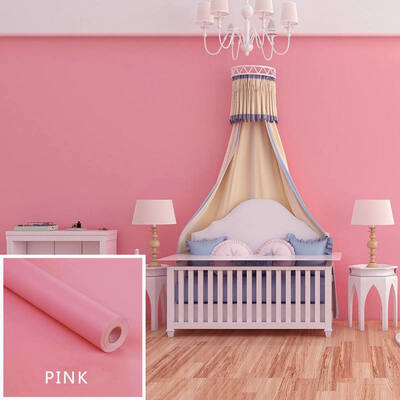 

Self-Adhesive Solid Color PVC Wallpaper Roll Peel&Stick Removable Waterproof Wall Sticker Decals Art Mural Drawer Cabinet Li