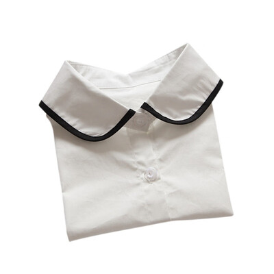 

Spring Design Women Professional Commuter Cotton Fake Shirt Collar Necklace Choker Collar