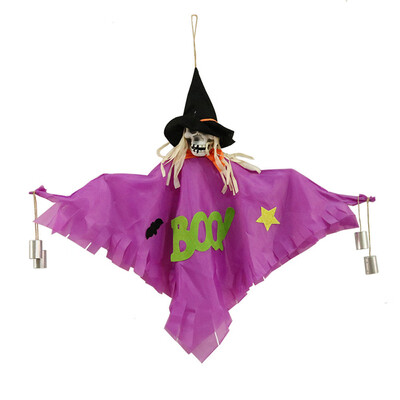 

Toponeto Fashion Halloween Ghost Bell Hanging IndoorOutdoor Party Decor Toy Kids Gift