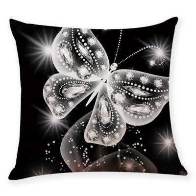 

〖Follure〗Home Decor Cushion Cover Dazzling Butterfly Throw Pillowcase Pillow Covers
