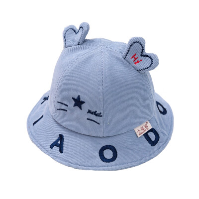 

Baby Hat Letter Cartoon Embroidered Hat Kid Toddler Cute Bucket Cap Infant Gift