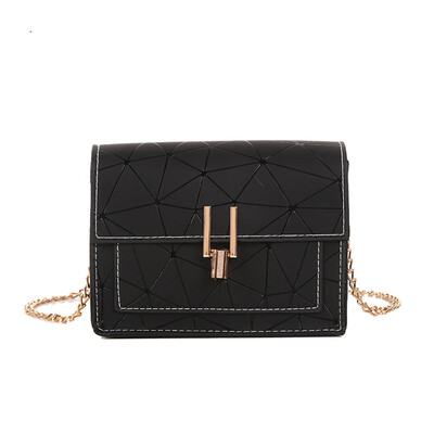 

2019 New Wild Port Wind Laser Stitching Shoulder Bag Slung Small Square Bag