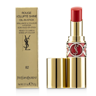 

YVES SAINT LAURENT - Rouge Volupte Shine - 82 Orange Crepe 32g011oz