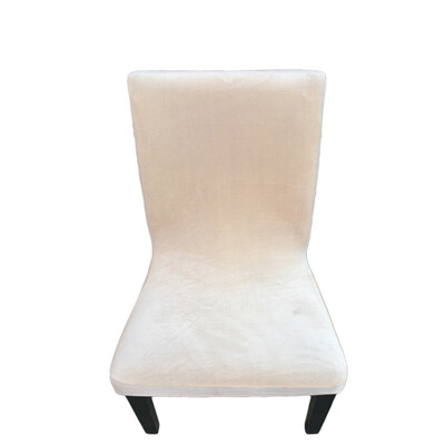 

1pcs Restaurant Seat Chair Cover Slipcover Simple Polyester Padded Stretch