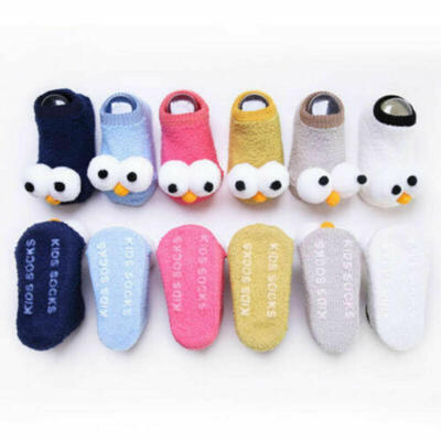 

US Unisex Cartoon Newborn Baby Cotton Soft Anti-Slip Socks Slipper Shoes Boots