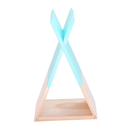 

Triangular Storage Holder Wooden Moisture-proof Storage Rack Household Wall Decoration Craft Nordic Style