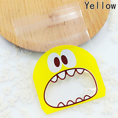 

100Candy Cake Biscuits Cookies Snack Baking Cartoon Bags Gift Self-adhesive