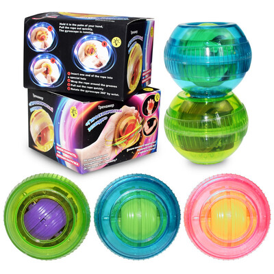 

Children Exercise Light Toys Gyro Ball Handle Arm Exercise Wrist Gyroscope Counter Speed ​​Meter LED Lighting For Kids Toys