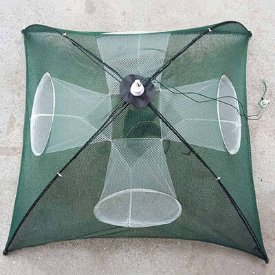

Foldable Automatic Fishing Net Landing Net Trap Cast Dip Cage for Fish Shrimp Minnow Crayfish Crab