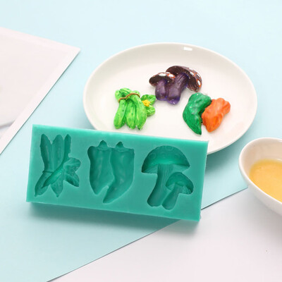 

Toponeto Vegetables Fruits Fondant Cake Silicone Molds Soap Chocolate Baking Moulds
