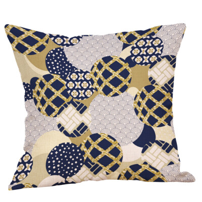 

〖Follure〗Geometric Pillow Case Waist Cushion Cover Sofa Home Decor