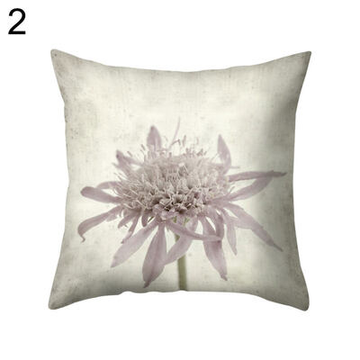 

Retro Flower Plant Throw Pillow Protector Case Cushion Cover Bedding Articles