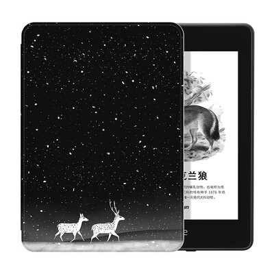 

Bai Tu only adapts to the new 2018 Kindle Paperwhite 4 painted protective cover Amazon e-book reader sleep shell Lin Yuan Xue Lu
