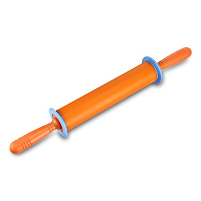 

Non-stick Silicone Rolling Pin Dough Roller with adjustable Thickness Rings