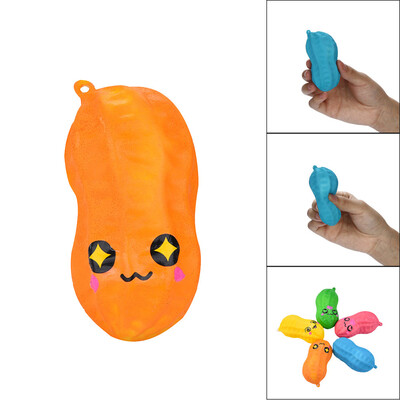 

Siaonvr Squishies Emoji Peanut Scented Slow Rising Squeeze Toys Stress Reliever Toys