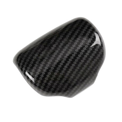 

Carbon Fiber Style Interior Gear Shift Knob Cover Trim For Honda CRV 2017-2019