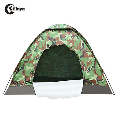 

CLEYE Hiking Camouflage Tabernacle Outdoor Fishing Hunting Camping Tent for 4 People