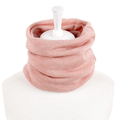 

Unisex Winter Warm Knitted Scarves Solid Shawl Soft Neckerchief Circle Scarf Snood Scarf