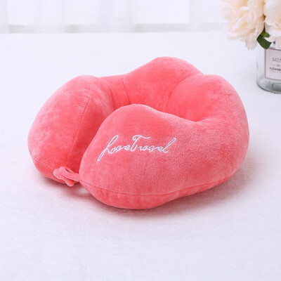 

1 Pc U-Shaped Pillow Super Soft Velvet Cloth Pp Cotton Neck Pillow