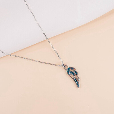 

Creative Ocean Series Good Luck Fishtail Necklace Cold Wind Clavicle Chain Fashion Novel Womens Necklace