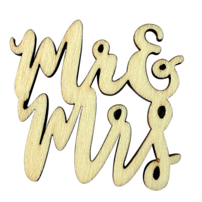 

Mr And Mrs" "Love" Wooden Wedding Scene Props Decorations Home Diy Decorations a Pack Of 15