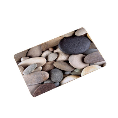 

40x60CM European Flannel Non-slip Floor Mats Bath Mat Pattern Printed Thicken Home Decor Decorative Bathroom Living Room