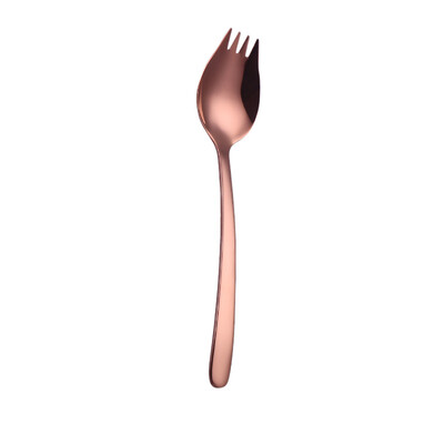 

Gobestart Colorful Spoon Fork Handle Fruit Fork Flatware Coffee Drinking Tools Kitchen BK