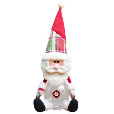 

Child Kids Christmas Gift Bags Candy Jar Storage Bottle Santa Bag Sweet Christmas Bag And Boxes Decoration