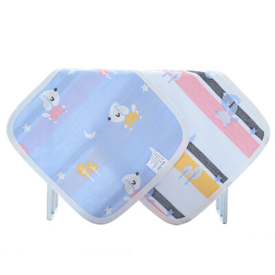 

1Pc Cotton Gauze Saliva Towel Cartoon Infant Child Six-layer Jacquard Scarf Gift
