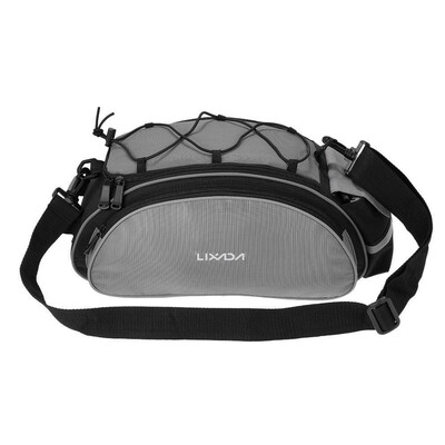 

Lixada 13L Multifunctional Bicycle Rear Seat Bag Outdoor Cycling Bike Rack Seat Bag Rear Trunk Pannier Backseat Bag Handbag Should