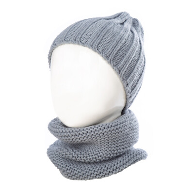 

2Pcs Solid Kids Cap Scarf Autumn Winter Newborn Baby Knitted Hats Scarves Set Boys Girls Warm Knitted Beanie 0-3Y