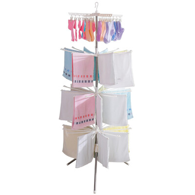 

Bao Youni baby drying rack baby diaper rack balcony floor type multi-layer indoor folding newborn drying rack DQ0973-7